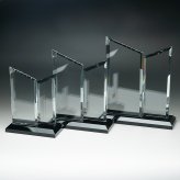 トロフィー ホワイトガラス WCR-39 名入れ オリジナル 記念品 表彰状 退職記念 周年記念 創立記念 ゴルフコンペ ホールインワン スポーツ大会 イベント 優勝 トロフィ クリスタル プレゼント ギフト おしゃれ