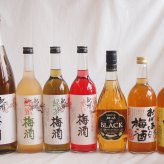 豪華梅酒7本セット(おばあちゃんの梅酒 芋焼酎仕込五代梅酒(鹿児島) 赤しそ赤い梅酒(和歌山) 芳醇ブランデー仕立チョーヤ梅酒 蜂蜜梅酒(和歌山) 緑茶梅酒(和歌山) 緑茶梅酒(和歌山県)) 720ml×6本 1800ml×1本