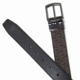 MICHAEL KORS マイケルコース アウトレット MK シグネチャー リバーシブル メンズ ベルト 36F5TBLY3B BROBLK