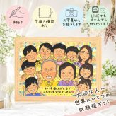 記念日の贈り物に、似顔絵でお祝いを盛り上げませんか。 傘寿 贈り物 似顔絵 ギフト プレゼント 手描き 名入れ 記念日 敬老の日 お祝い 長寿 大人数 祖父母 孫 ご両親 名入れ 下書き確認 修正無料 サプライズ 一生もの かわいい 宝物 米寿 喜寿 宝物 古希 感激 お祝い返し バレンタインデー カラフル 喜ばれる 長寿祝い オーダーメイド イラスト 還暦祝い 快気祝い 喜寿祝い キレイ 応援