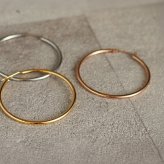 フープピアス 金属アレルギー ステンレス ピアス 大ぶり 直径40mm×幅2mm ゴールド ホワイトゴールド ピンクゴールド 片耳 医療用 輪っか リング ピアス プレゼント