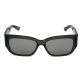 バレンシアガ BALENCIAGA サングラス アジアンフィット UVカット アイウェア スクエア BB0331SK-003 メンズ レディース ユニセックス グレー+シルバー 海外正規品