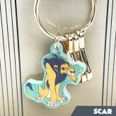 ディズニー ライオンキング スカー アクリルカラビナチャーム Disney