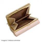 【11月20日入荷分予約受付中】 ちいかわ 口金財布 ピンク CHI3-2 がま口 ミニ財布 コンパクト 三つ折り財布 キャラクター グッズ かわいい おしゃれ プレゼント ギフト ちいかわ ハチワレ うさぎ メタル