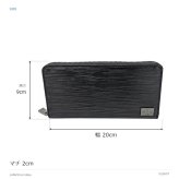 LANVINenBlue ランバンオンブルー ロングウォレット 財布 ウォレット アドニス 長財布  メンズ 普段使い 牛革 レザー