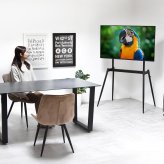 イーゼルテレビスタンド Ease ONTV0291 壁寄せテレビスタンド 高さ調節可能 穴あけ不要 テレビボード シンプルスタイル モダン 32v型～75v型 重量 最大 40kg VESA規格 100×100～660×400mm 新生活