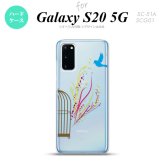 SC-51A SCG01 Galaxy S20 スマホケース ハードケース 青い鳥 赤 黄 メンズ レディース nk-s20-1295