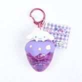 サンリオ シナモロール カラフルいちごドームキーホルダー ピンク シナモン Sanrio
