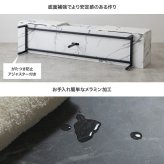 大理石柄テレビ台 幅150cm×奥行35cm×高さ42cm リビング パーティクルボード MDF スチール メラミン 組立品 ノイズレスなデザインが空間をスタイリッシュに演出します 小物やAV機器をまとめて整理可能 マーブルホワイト マーブルブラック 新生活