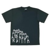 ムーミン リラックスドライTシャツ ニョロニョロ ブラック アパレル MOOMIN