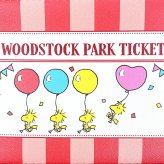 スヌーピー ウッドストック コイン＆パスケース 遊園地 定期入れ SNOOPY