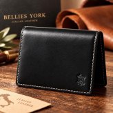 ベリーズヨーク　BELLIES YORK　カードケース　名刺入れ　BYTM1881BK　ブラック　黒色　ベジタブルタンニン　イタリアンレザー　牛革　”エイジングを楽しむ革小物”