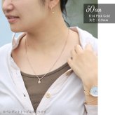 ゴールド ネックレス 14金 K14 14K ピンクゴールド ネックレス チェーンのみ カットあずきチェーン 太さ約0.9mm k14 14k ハワイアンジュエリー ネックレス メンズ レディース 誕生日 プレゼント ハロウィン 【品番：CH123-R】