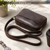 本革 ショルダーバッグ メンズ レディース 牛革 斜めがけバッグ ミニショルダー レザーバッグ 2WAY 肩掛け 軽量 小さめ コンパクト ポシェット 男女兼用 ユニセックス スマホ 財布 大人 カジュアル おしゃれ シンプル 旅行 プレゼント ギフト