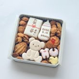 選べる熨斗！出産内祝い 出産祝い クッキー缶  名入れ アイシングクッキー ベビー 赤ちゃん ギフト プレゼント