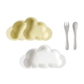 【正規販売店】10mois マママンマ プレートセット | ディモワ mamamanma ベビー食器 ベビー食器セット 子ども食器 食器 食器セット 日本製 離乳食 お食い初め すくいやすい