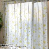 ポムポムプリン レースカーテン 2枚組 100×176cm キャラクター グッズ 子供部屋 リビング 窓辺 洗える ウォッシャブル 可愛い サンリオ デザイン インテリア おしゃれ サンリオ正規ライセンス品