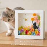 猫 プリザーブドフラワー ギフト 壁掛け 時計 花 【オローニャ】 かわいい 誕生日プレゼント 母親 女友達 誕生日 お祝い 女性 カフェ 開店 出産 退職 送別会 卒業 卒団 記念品 ペット 喜寿 還暦 傘寿 フラワーアレンジメント 雑貨 母の日 花