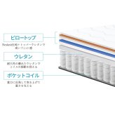 マットレス ダブル ポケットコイルマットレス 高反発 低反発 アイリスオーヤマ ネルラボ NERULabo ピロートップマットレス PMTP30 *