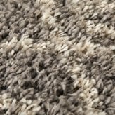 ラグ カーペット 玄関マット50×80cm シェイス グレー 優しいカラー 遊び毛防止 お手入れ簡単 ポリプロピレン パイル長 ノット数 エジプト 丸巻き 梱包サイズ
