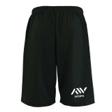 バドミントン ハーフパンツ ドライ メンズ ウェア レディース ジュニア 練習着 短パン 速乾 スポーツ 名入れ おしゃれ 半スボン 文字入れ無料 「ポリゴンシルエットのバドミントン」 アートワークスコウベ 【送料無料】