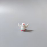 ハト 置物 8個セット ミニチュア 小鳥 オブジェ かわいい 鳥 フィギュア 樹脂製 卓上 飾り 箱庭 ジオラマ DIY ガーデニング インテリア デスク 雑貨 プレゼント