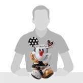 ミッキー お座りポーズ Romero Britto 36cm | ロメロ・ブリット デザイン アート 正規輸入品