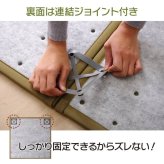 水拭きできる ポリプロピレン 置き畳 ユニット畳 『スカッシュ』 82×82×1.7cm（4枚1セット） 軽量タイプ