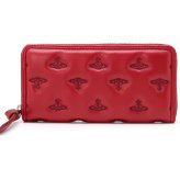 ヴィヴィアンウエストウッド 長財布 レディース メンズ 男女兼用 ラウンドファスナー長財布 Vivienne Westwood ヴィヴィアン マルチオーブ型押し レッド VW4288 (5106005QW-S002K-H201) 【2026年秋冬モデル】 【ラッピング無料 誕生日 お祝い プレゼント ギフト 贈り物】