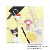 サンリオキャラクターズ マスコット付き マルチ充電ケーブル クロミ SANG-507KU iPhone Android Type-C microUSB Lightning 3in1 急速充電 データ転送 携帯用キーホルダー キャラクターグッズ サンリオ正規ライセンス品