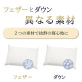 丸八真綿グループ 丸八 丸八真綿 マルハチ ホテル仕様 三層枕 フェザー＆ダウン枕 ホワイトダックダウン 90％ ダウン フェザー ダウンまくら ハード ソフト 50×75cm 綿100％ Sleep Artist スリープアーティスト 旅館 有名ホテル チェーンホテル 送料無料