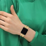 コーチ アップルウォッチ ベルト バンド レディース ゴールド ステンレス おしゃれ かわいい 38mm 40mm 41mm 42mm シリーズ Series11 10 9 8 SE SE2 SE3 アップルウォッチ 11 誕生日 プレゼント 成人 卒業 入学