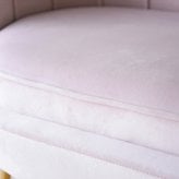 ソファ 座椅子 2人用 ー 二人 2人掛け 1人用 アンティーク アンティーク調 姫系 シングル チェスターフィールド ホワイト おしゃれ ビーンズ型 可愛い