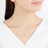 【無料ラッピング】  ヨンドシー 4℃ EAU DOUCE4℃【2月誕生石】K18 イエローゴールド ネックレス ダイヤモンド アメシスト レディース ブランド 正規品 新品 ギフト プレゼント 人気 おすすめ 誕生日 記念日 クリスマス 送料無料