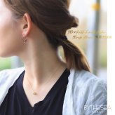 ハワイアンジュエリー フープピアス ピアス ピンクゴールド ピアス 外径20mm クロッシングピアス スクロールチューブ 大ぶり ゴールド 揺れる 片耳(1個)購入可 K14 14KPM2053 彼女 妻 女性 レディース プレゼント ハロウィン 【品番：GE233R】