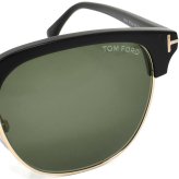 トムフォード TOM FORD サングラス アジアンフィット FT0248 05N 53 UVカット メンズ レディース ユニセックス ブラック+ゴールド+グリーン