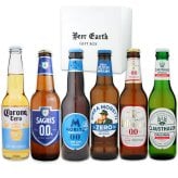 敬老の日にも 休肝日 思いやりギフト 世界のノンアルコールビール 飲み比べ 6本 ギフトセット 脱アルコール製法の本格派 ノンアルビール 割れにくい BEER EARTH GIFT BOX  ギフトシール 熨斗 名入れ 無料対応