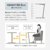 SEVENSTAND キャスター付き セブンサイドテーブル WALL A2 移動式 自立型 コーナー TVスタンドオプション おしゃれ キャスター 黒 白 WALL7 ウォール 新築祝い 引越し祝い