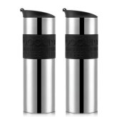 水筒　ボダム　トラベルマグ　ステンレス製　二重断熱　保温保冷　600ml　2個セット　型番:K12151-01COS　食器洗い　乾燥機可　保温保冷対応　#57657