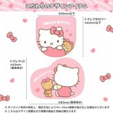 トイレマット フタカバー 2点セット サンリオ ハローキティ キャラクター グッズ おしゃれ かわいい トイレタリー トイレカバー 足元マット 洗濯可 滑り止め付き 新生活 ギフト プレゼント サンリオ正規ライセンス品