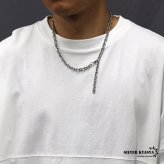 ステンレス あずきチェーンネックレス 4面カット シルバー 銀 重量感 シルバーネックレス 太め 細め 幅9タイプ 切れにくい 錆びにくい 金属アレルギー対応