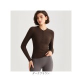 トレーニングウェア 長袖 通販 レディース ヨガトップス スポーツウェア フィットネスウェア ジムウェア ヨガ ピラティス トップス ロンT ランニングウェア おしゃれ ストレッチ タイト オールシーズン 薄手 運動 ウォーキング