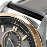 アウトレット シチズン アテッサ ダイレクトフライト ムーンフェイズ 腕時計 ブランド チタン ソーラー電波 革ベルト CITIZEN BY1004-17X メンズ