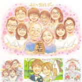 結婚記念日のお祝いに、特別な日にぴったりの似顔絵。 贈り物 似顔絵 金婚式 プレゼント 名入れ ギフト 手描き 結婚記念日 お祝い 誕生日 長寿 大人数 ご両親 祖父 家族 ご夫婦 下書き確認 修正無料 名入れ サプライズ 宝物 親孝行 喜ばれる 長寿 感謝 結婚50周年 一生もの 宝物 還暦祝い オーダーメイド 卒寿祝い 白寿祝い ウェディングギフト 米寿祝い お祝いの品 感謝の品 長寿祝い