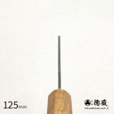 ステンレス切付ペティナイフ　125mm 銀三 梨地仕上げ オリーブ八角柄 日本製 徳蔵刃物 【TOKUZO KNIVES】 JAPAN Kitchen Knives 包丁 切れ味 家庭用 万能 錆に強い 両刃 プレゼント ギフト 贈り物 一生モノ