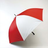 全天候型 耐風ゴルフ傘 75cm 赤×白 ゴルフ傘 日除け 晴雨兼用 傘 耐風設計 カサ【北海道・沖縄県・離島 配送不可】