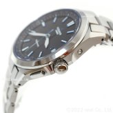 オシアナス 3針モデル OCW-S100-1AJF メンズ 腕時計 電波 ソーラー チタン シルバー ブラック カシオ CASIO OCEANUS