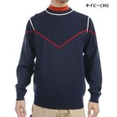トミーヒルフィガー ゴルフ メンズ トリコロールライン クルーネックセーター TOMMY HILFIGER GOLF THMA458 秋冬モデル お誕生日祝い お祝い 記念品 お父さん 父の日 彼氏 男性 30代 40代 50代 60代  還暦祝い 敬老の日 人気プレゼント プレゼント