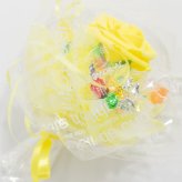 キャンディー フラワー ミニミニ ブーケ ギフト 卒業 卒園 オレンジ むらさき ピンク 赤 水色 青 黄緑 黄色 花 造花 誕生日 プレゼント ギフト 女性 祖母 友達 退職祝い 上司 還暦祝い 結婚記念日 母の日 両親 お祝い 発表会 子供会 送料無料