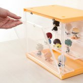 コレクションケース hina White Lily ホワイト・ピンク・イエロー・グリーン 4色展開 収納ラック オープンラック シェルフ 整理棚 収納家具 おしゃれ シンプル 新生活 インテリア 不二貿易